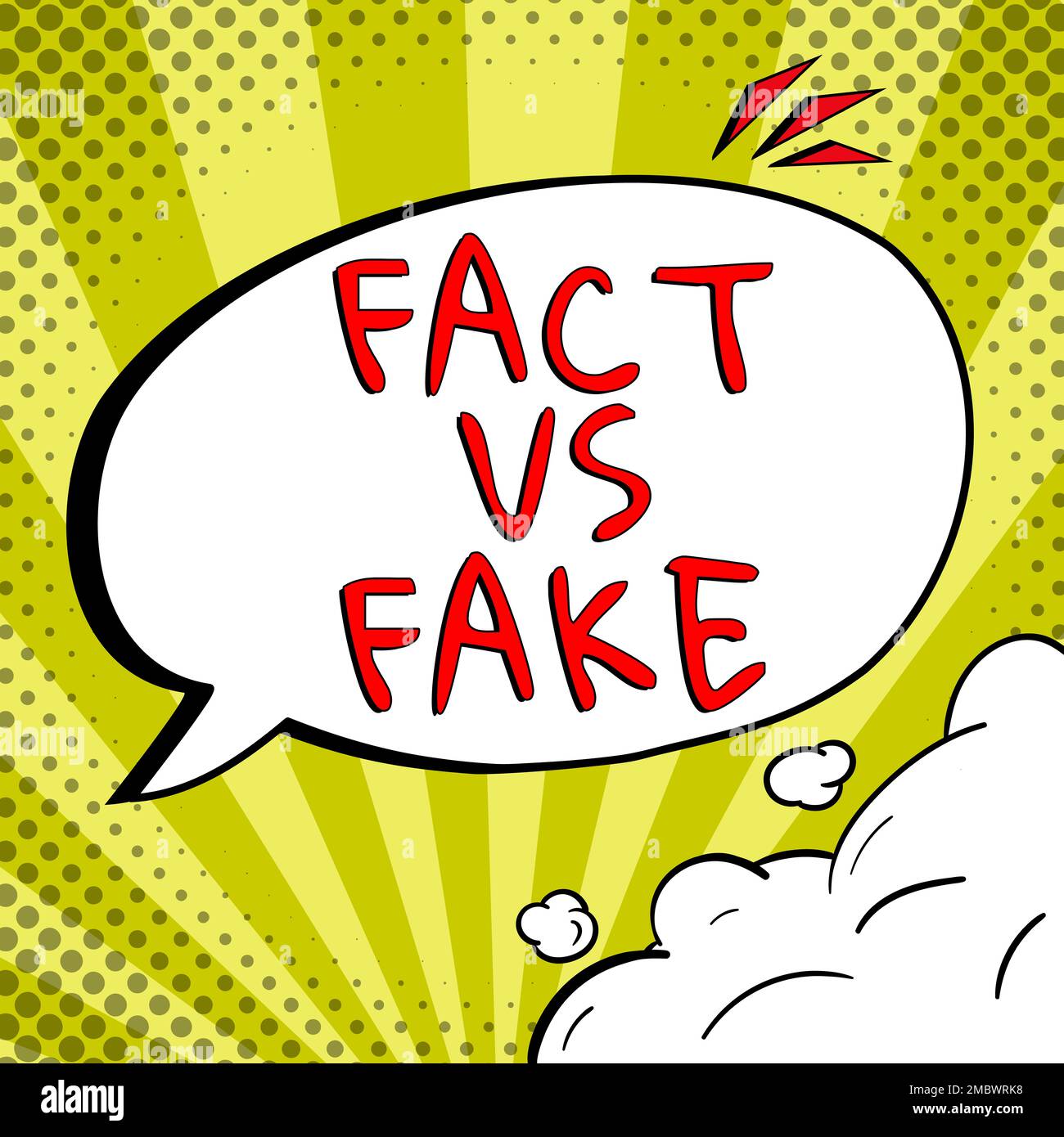 Scrittura a mano del testo fatto vs Fake. La foto concettuale è vera o è falso dubbio se qualcosa è autentico Foto Stock