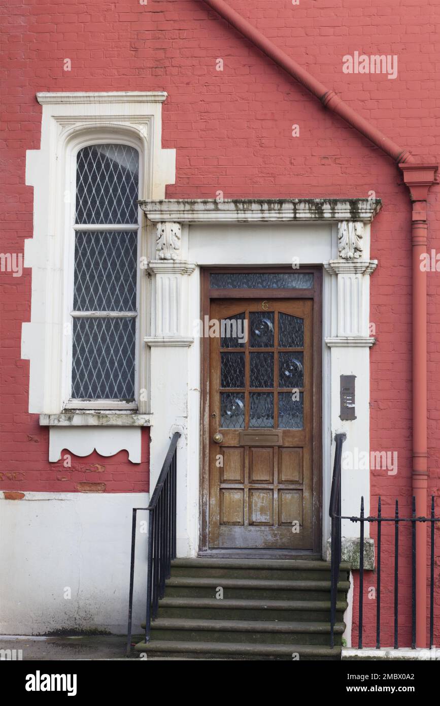 Casa in terracotta a Londra Foto Stock