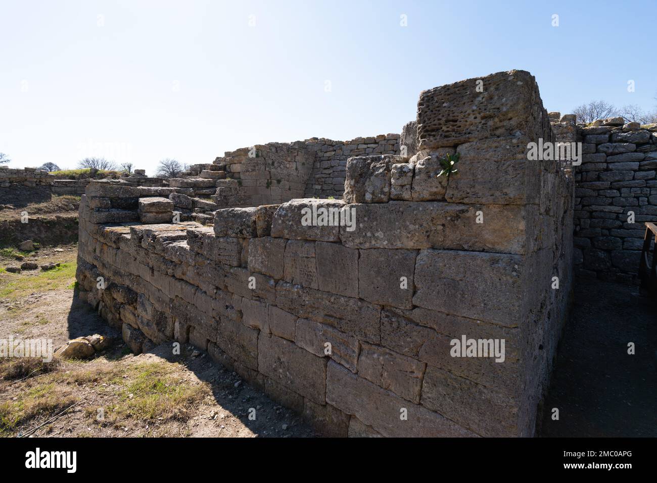 I siti archeologici di Troia Foto Stock