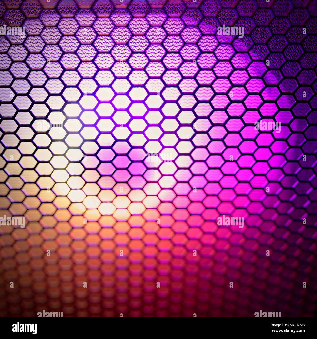 Raffreddamento per computer a colori RGB. Sfondo astratto colorato. Concetto per la tecnologia moderna e IT. Ottimizzazione e raffreddamento di qualità dei computer per videogame. Foto Stock