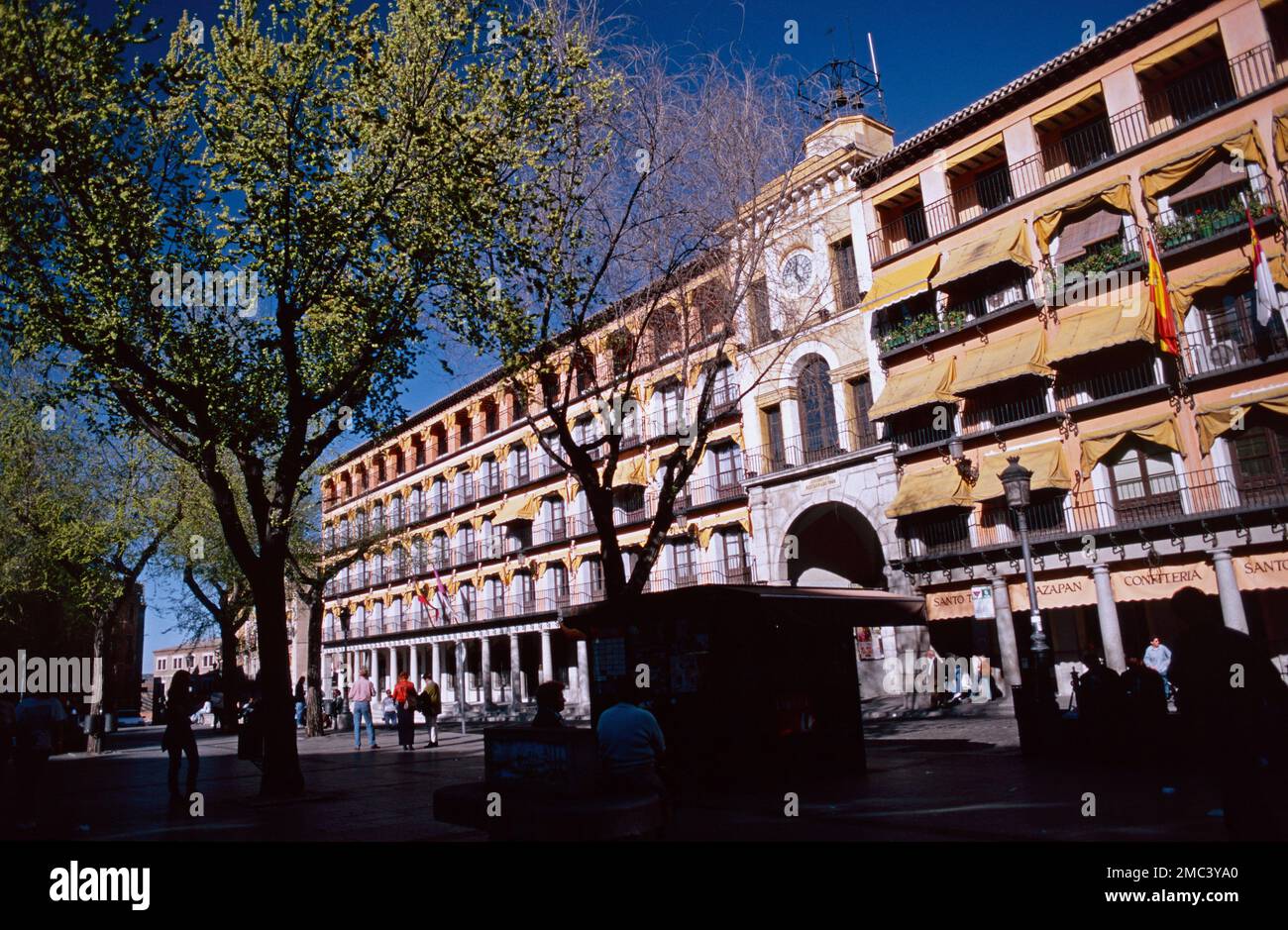 Plaza Zocodover a Toledo, Spagna Foto Stock