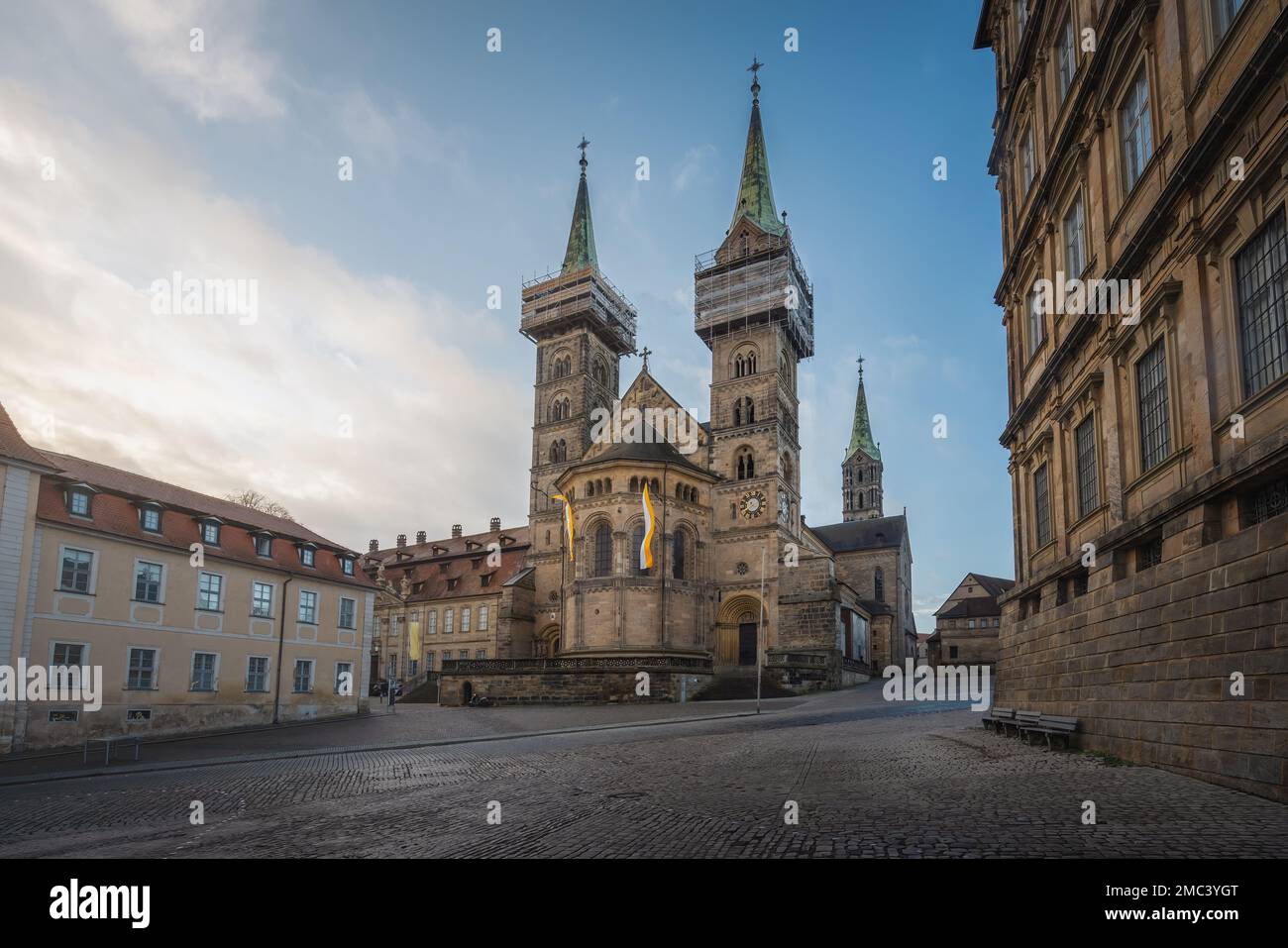 Bamberga Cattedrale di San Pietro e San Giorgio - Bamberga, Baviera, Germania Foto Stock
