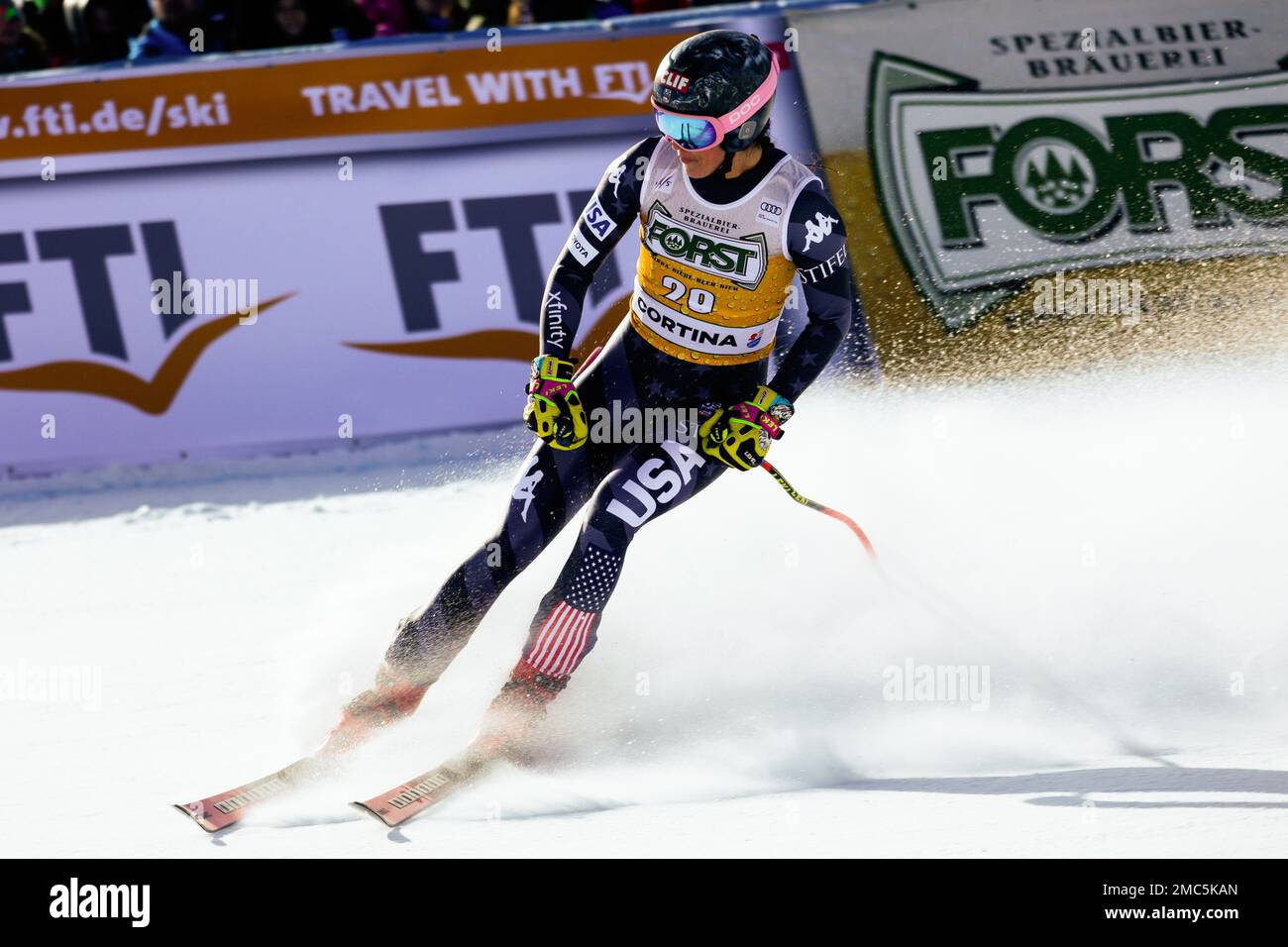 Olympia delle Tofane, Cortina d’Ampezzo, Italia, 21 gennaio 2023