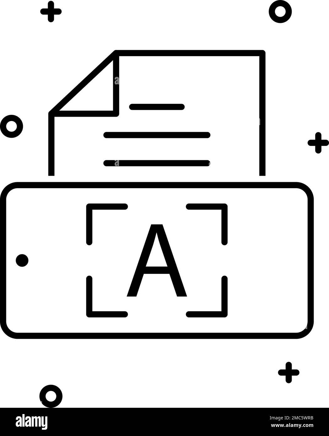 Icona del vettore di conversione su sfondo trasparente. Icona vettoriale di Outline Translator Illustrazione Vettoriale