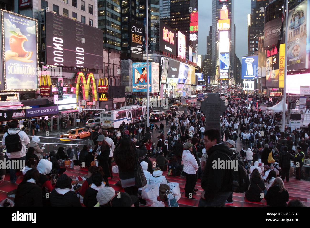 Times Square. New York. Stati Uniti. Foto Stock