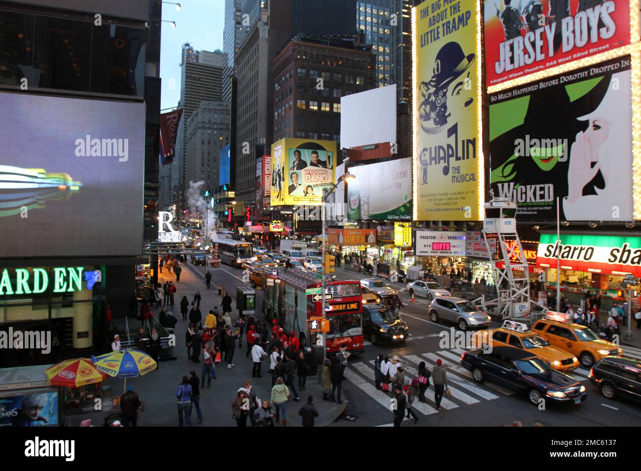 Times Square. New York. Stati Uniti. Foto Stock