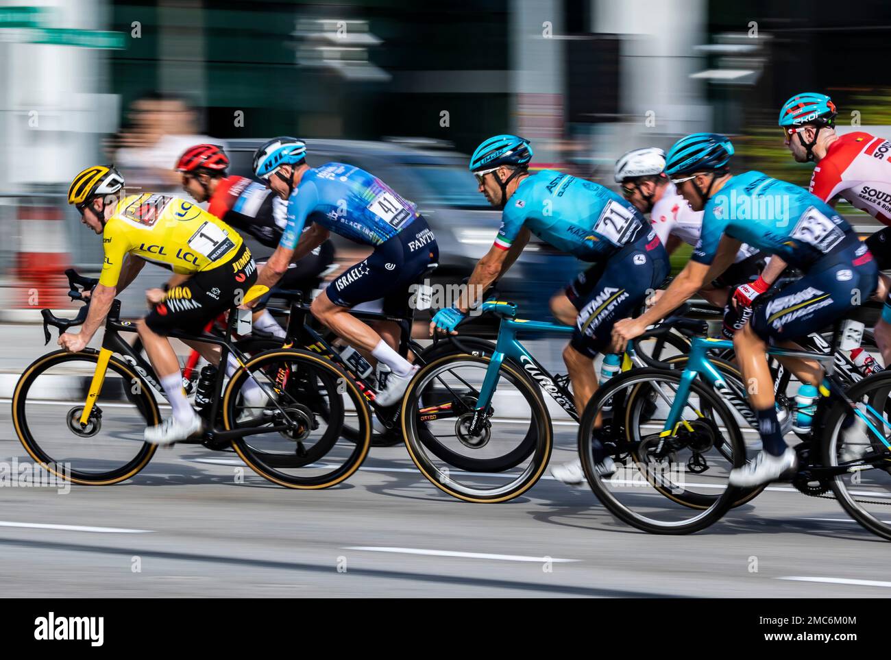 Tour De France Singapore Criterium Foto Stock