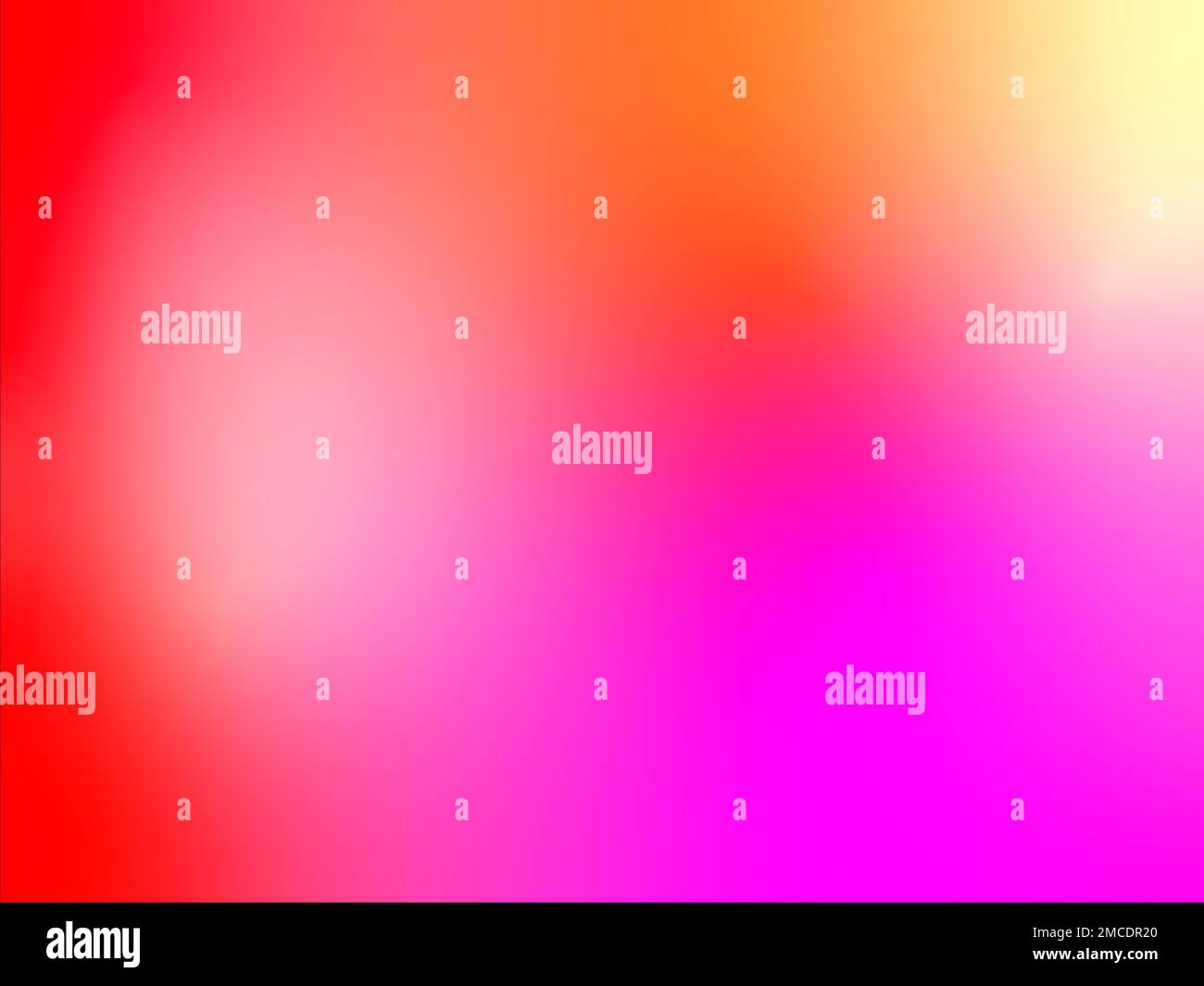 Gradiente di colore, gradiente di mesh, sfondo astratto, immagine, luminoso, colori, rosso, fucsia, magenta, rosa, arancione, giallo, illustrazione Foto Stock