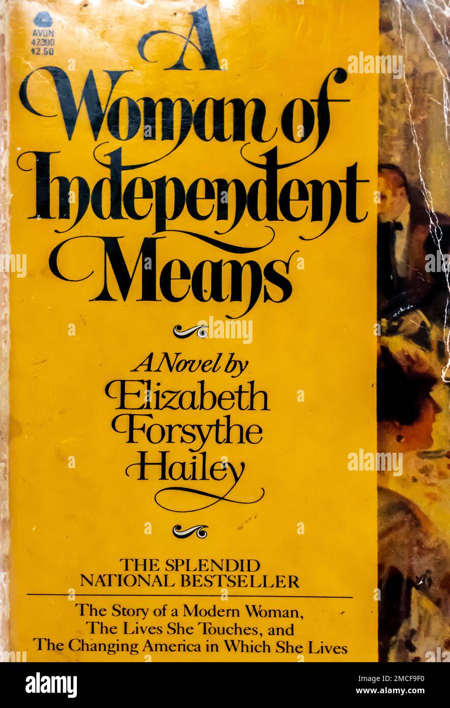 Una donna di mezzi indipendenti Libro di Elizabeth Forsythe Hailey 1978 Foto Stock