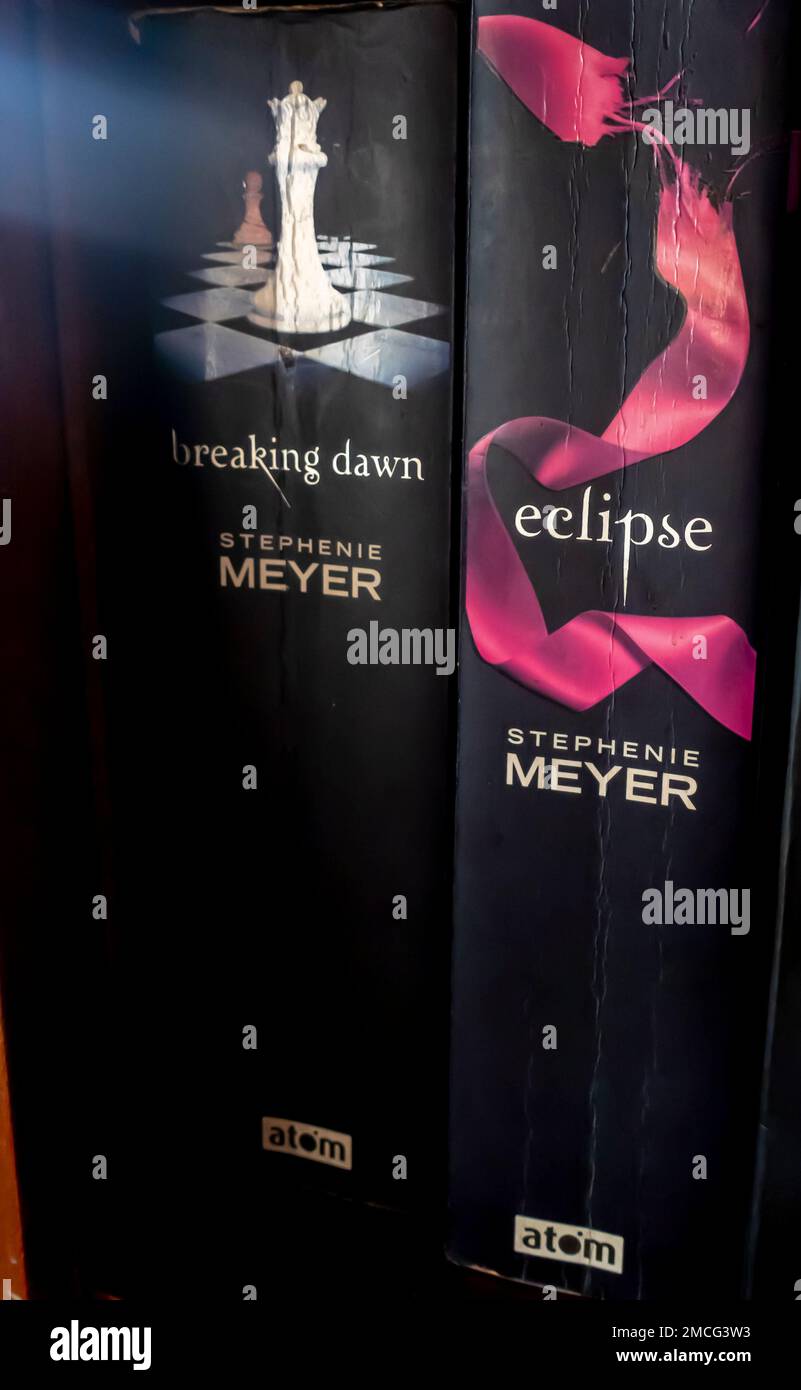 Breaking Dawn, Eclipse - romanzi di Twilight Saga di Stephenie Meyer Foto Stock