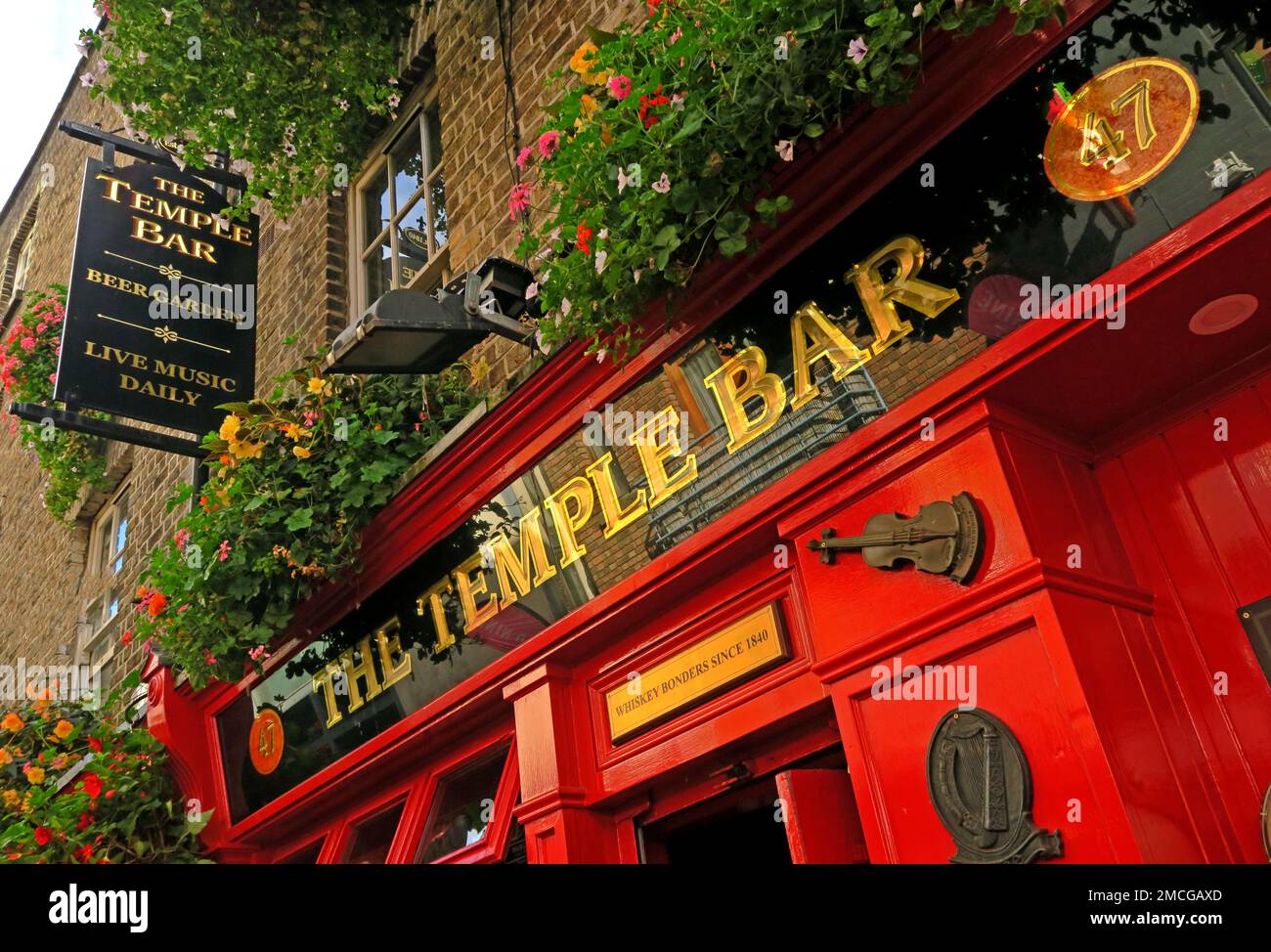 The Temple bar pub, 47-48 Temple Bar, Dublin 2, Eire, D02 N725, Irlanda Foto Stock