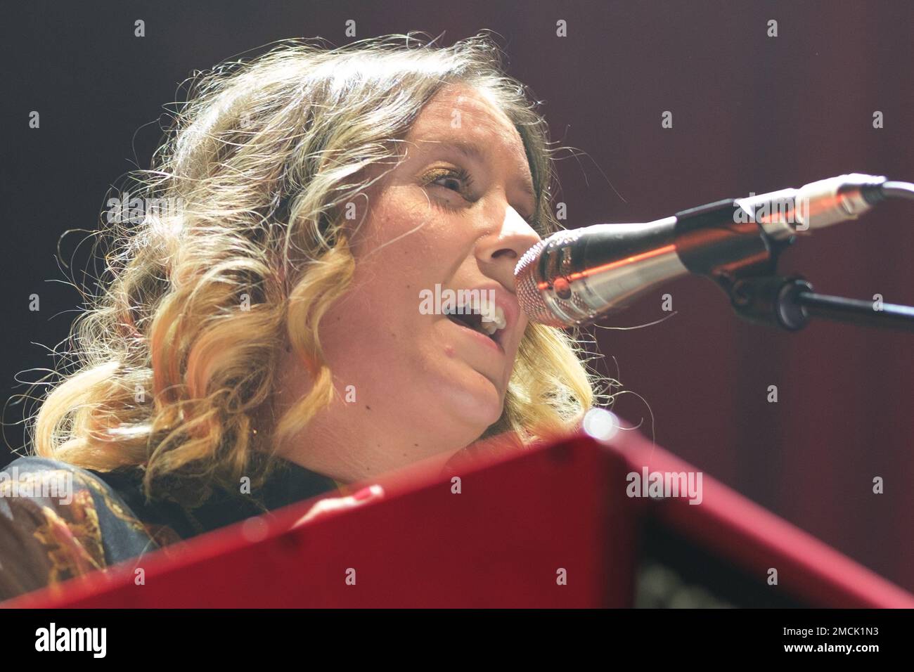 Madrid, Spagna. 21st Jan, 2023. Carolina de Juan del gruppo Morgan suona sul palco all'Inverfest 2023 Festival il 21 gennaio 2023 a Madrid, Spagna. (Foto di Oscar Gonzalez/NurPhoto) Credit: NurPhoto SRL/Alamy Live News Foto Stock