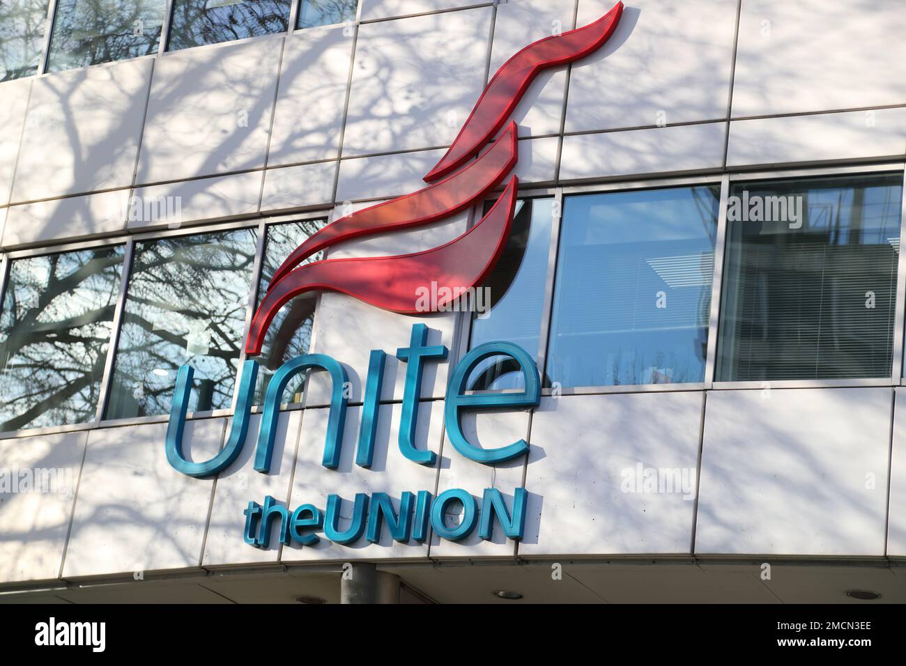 Office of Unite Trade Union a Londra, Regno Unito Foto Stock