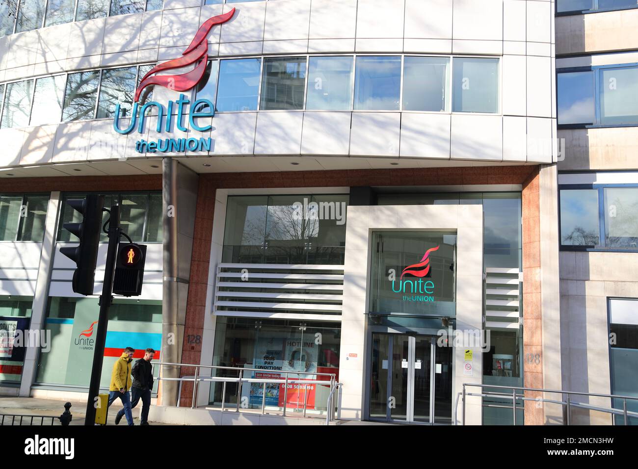 Office of Unite Trade Union a Londra, Regno Unito Foto Stock