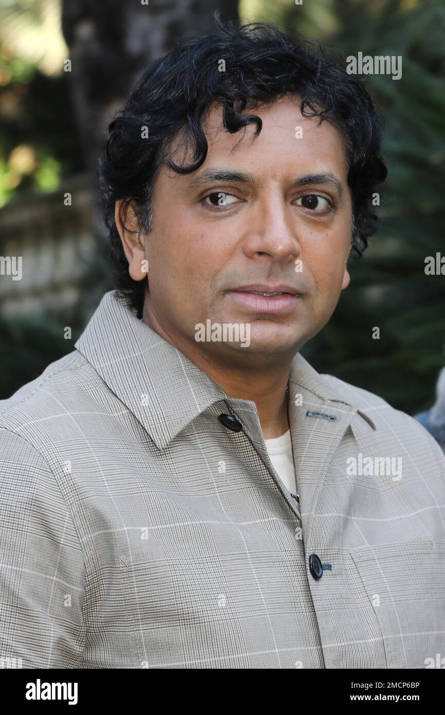 Roma, Italia. 22nd Jan, 2023. Roma, M.Night Shyamalan partecipa alla fotocall del film 'Knock on the door'. Credit: Independent Photo Agency/Alamy Live News Foto Stock