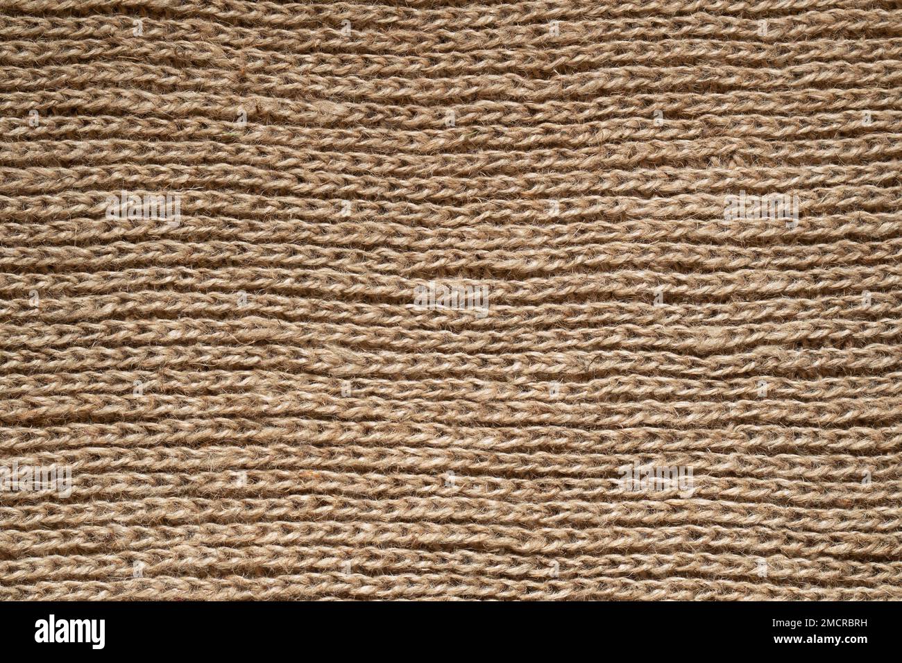 lo sfondo è naturale, ecologico, tessuto di iuta Foto Stock