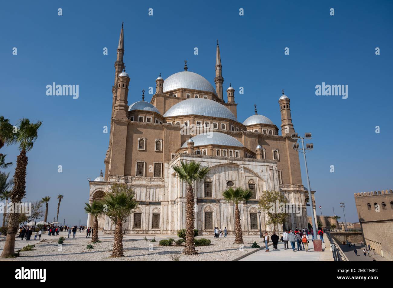 Moschea di Muhammad Ali, Salah al DIN, Cittadella del Cairo, Egitto Foto Stock