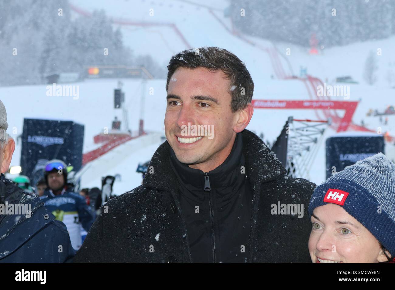 Kitzbuehel, Austria. 21st Jan, 2023. KITZBUEHEL 21,01. 2023, HAHNENKAMM-Rennen, HERREN, Alpine Ski Rennen, piste, Gara di sci alpino maschile, Gerhardter, Mark MATESCHITZ, Credit: SPP Sport Press Photo. /Alamy Live News Foto Stock