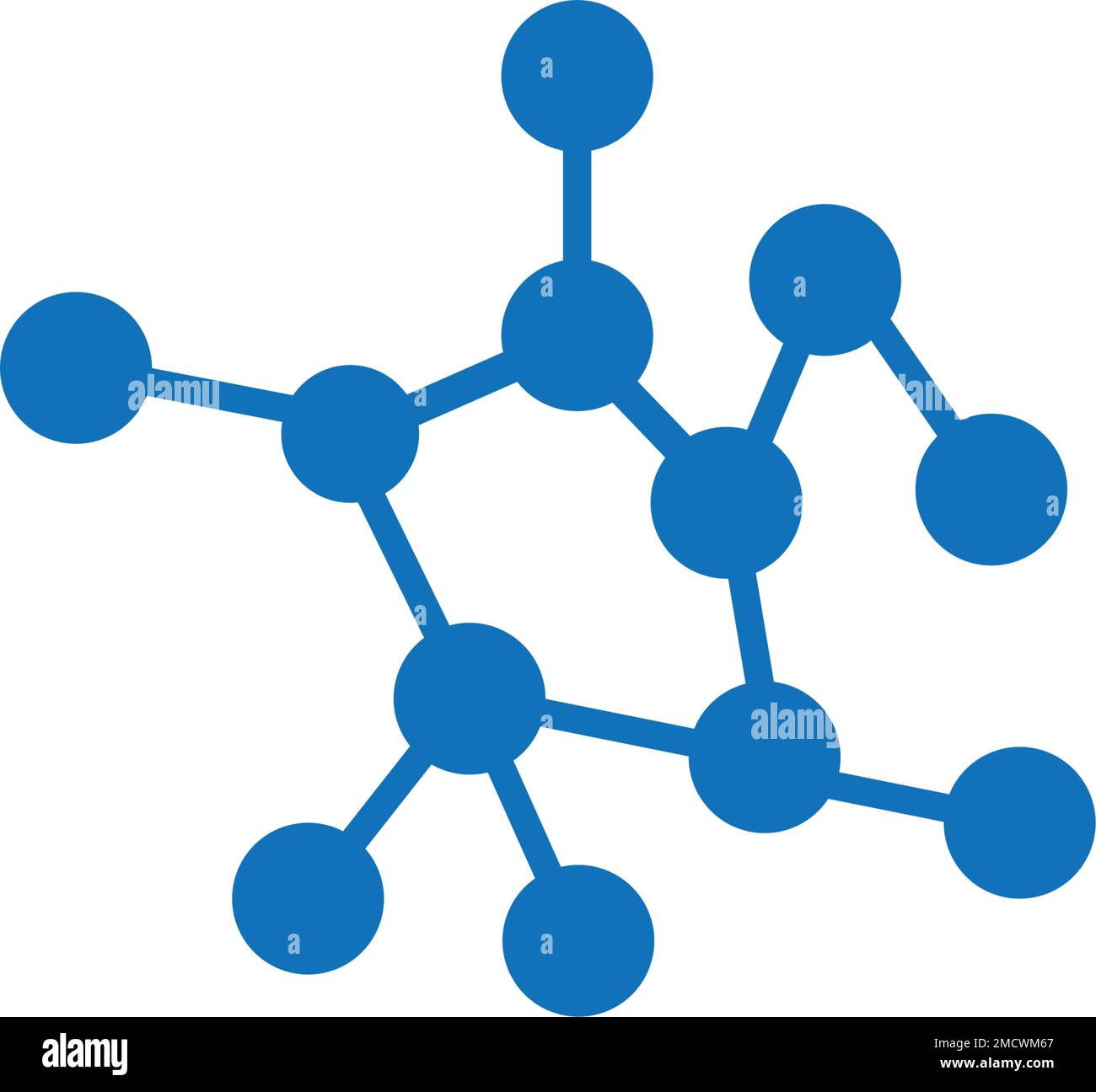 Molecola vettore logo Modello icona Illustrazione Vettoriale