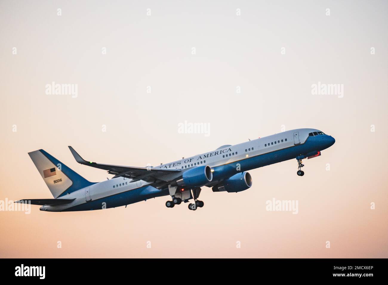 Air Force One Visit, aeroporto di Rzeszow, presidente degli Stati Uniti, Jasionka, Polonia Foto Stock