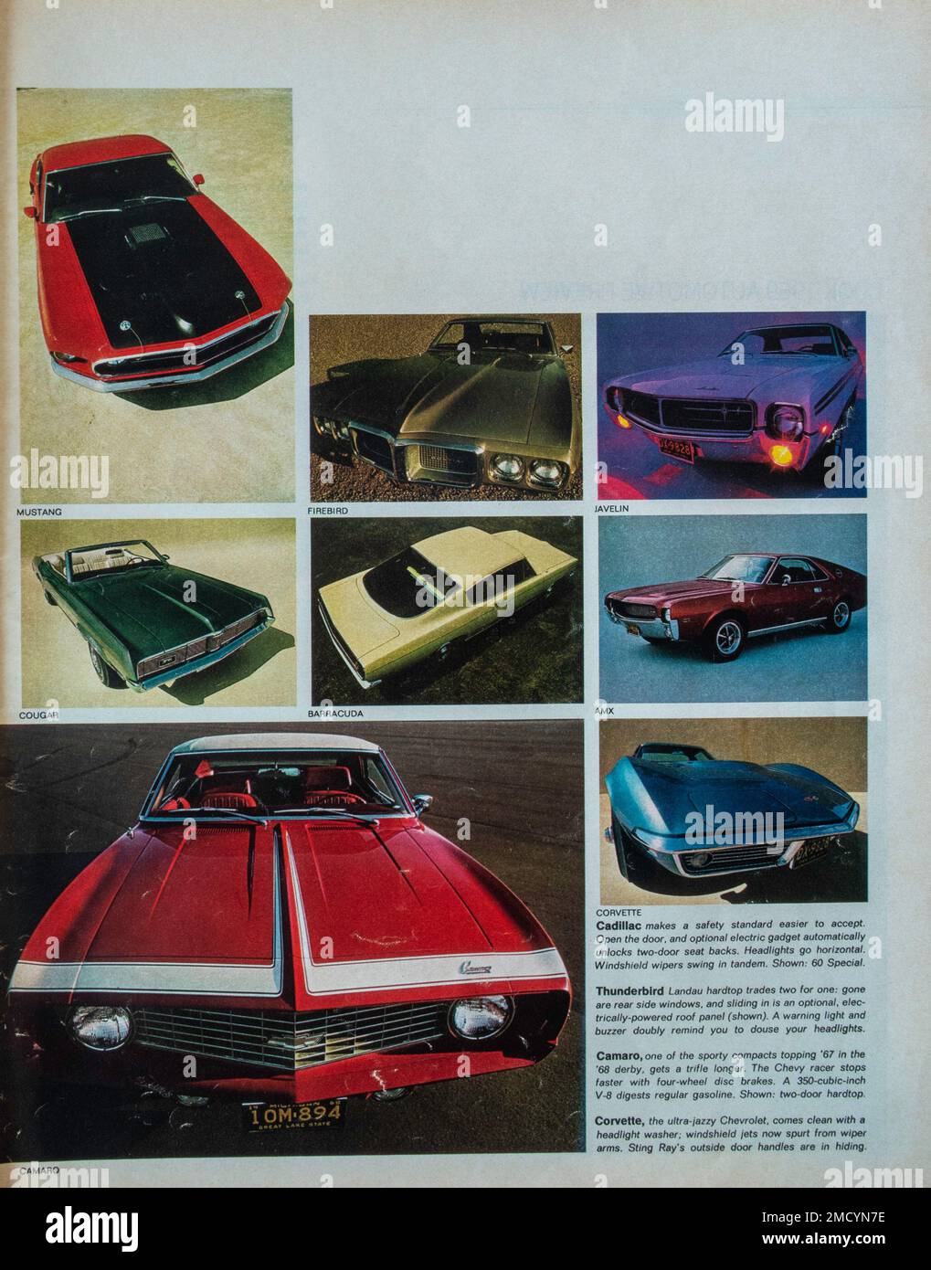 Vintage 15 ottobre 1968 'Look' rivista numero pubblicità, USA Foto Stock