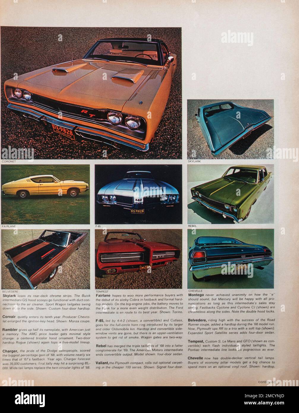 Vintage 15 ottobre 1968 'Look' rivista numero pubblicità, USA Foto Stock