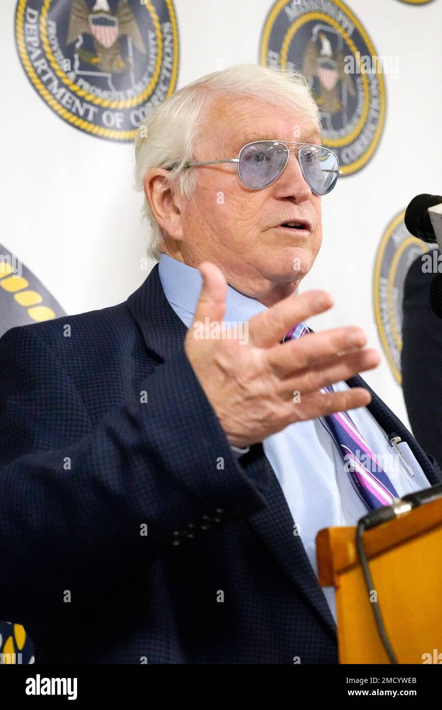 Mississippi Department of Corrections Commissioner Burl Cain addresses