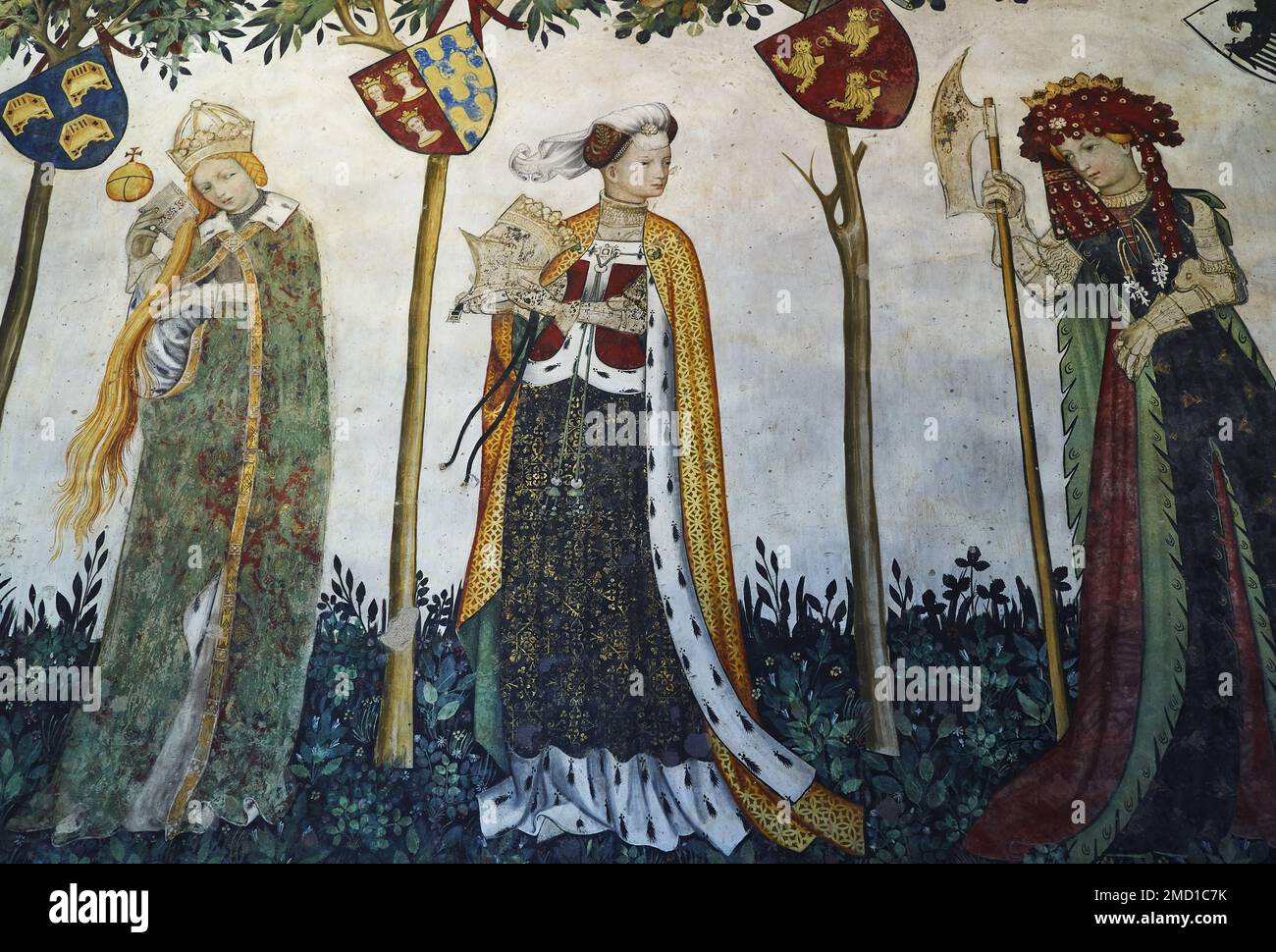 Palazzo valerano saluzzo della manta immagini e fotografie stock ad