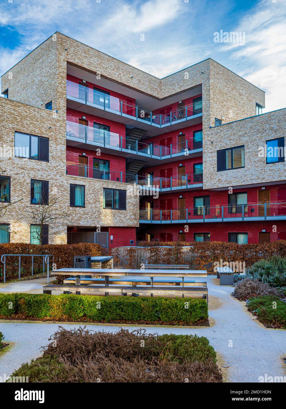 Cambridge Eddington - Eddington è un alloggiamento a sviluppo dalla Università di Cambridge finalizzate ad alleviare il sovraffollamento in Cambridge. Aperto 2017 Foto Stock