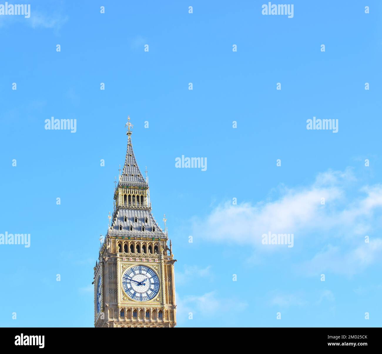 Big ben Clock Tower nel centro di Londra. Foto Stock