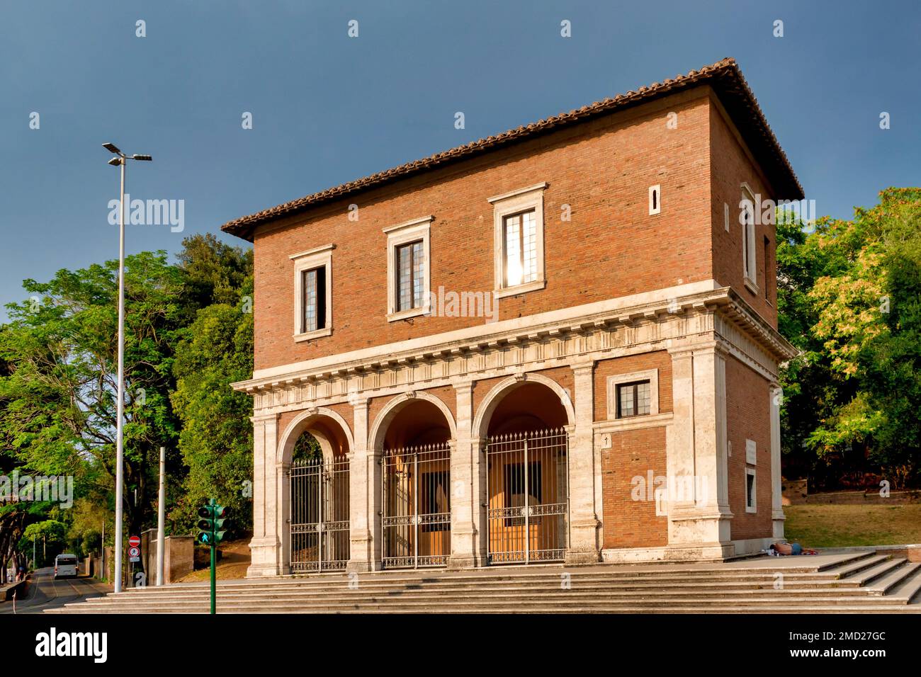 Veduta della Casina Vignola Boccapaduli, Roma, Italia Foto Stock