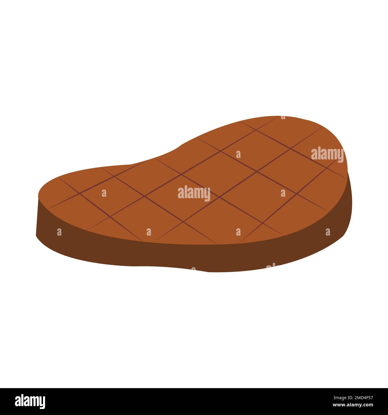 modello di disegno vettoriale logo meat icon Foto Stock