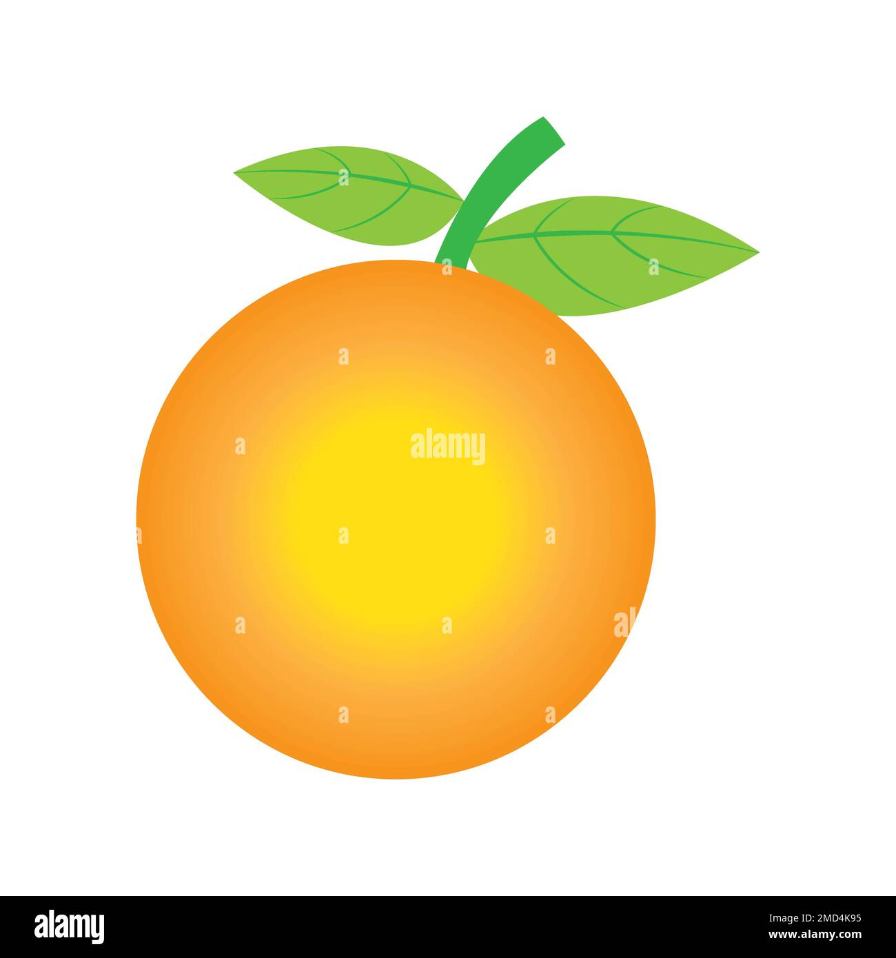 icona arancione logo modello di disegno vettoriale Foto Stock