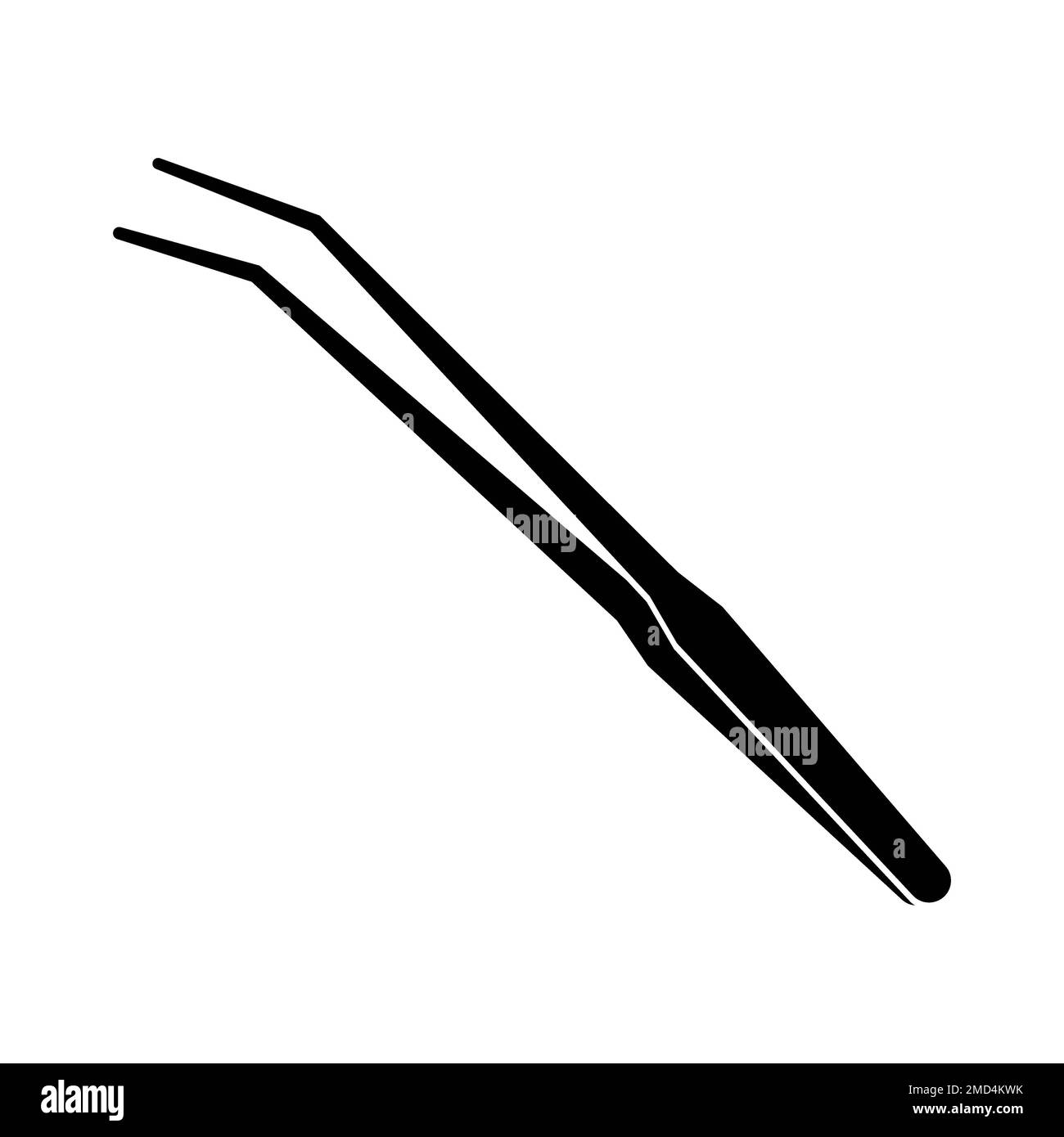 modello vettoriale logo icona pinzette Foto Stock