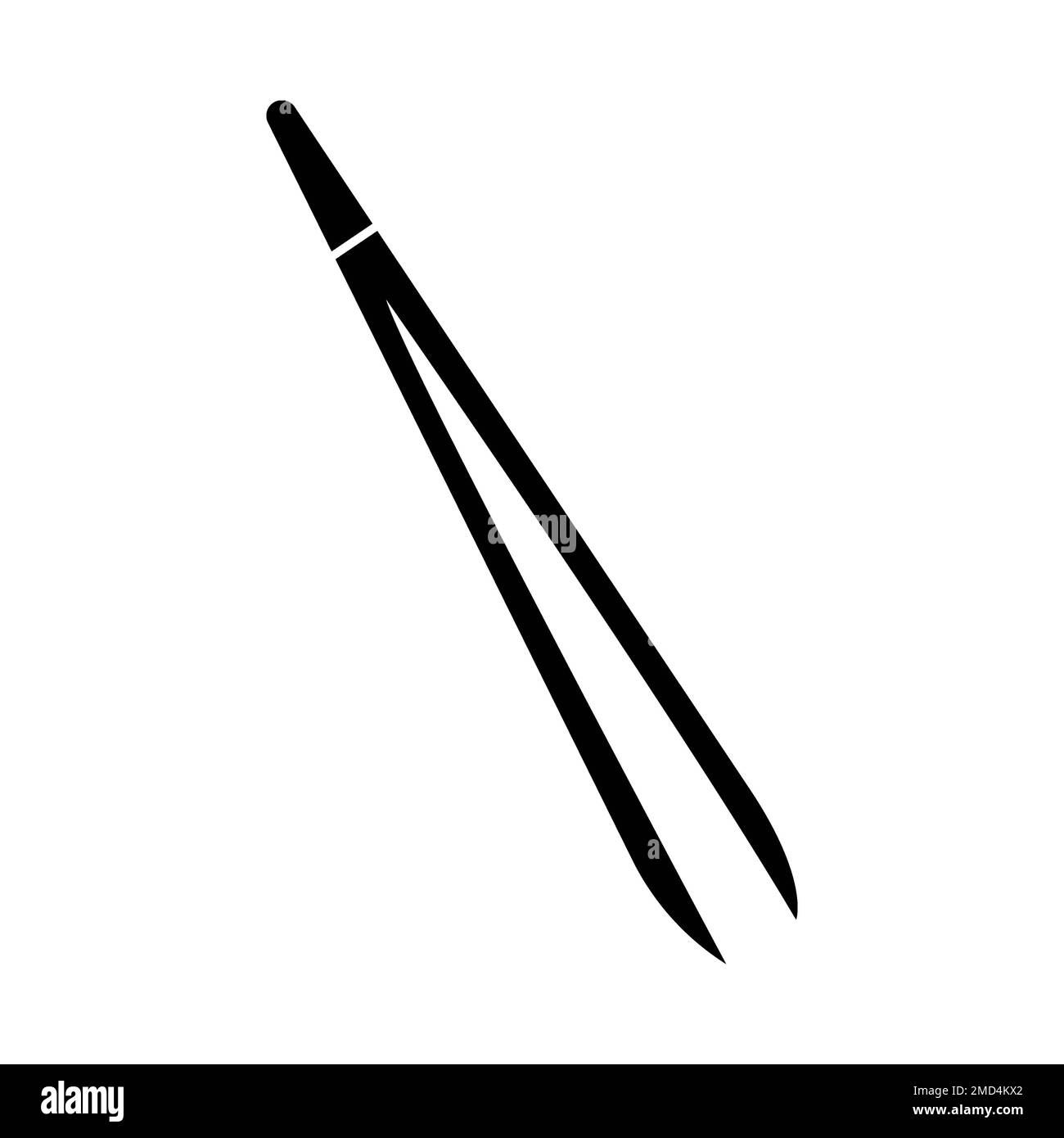 modello vettoriale logo icona pinzette Foto Stock