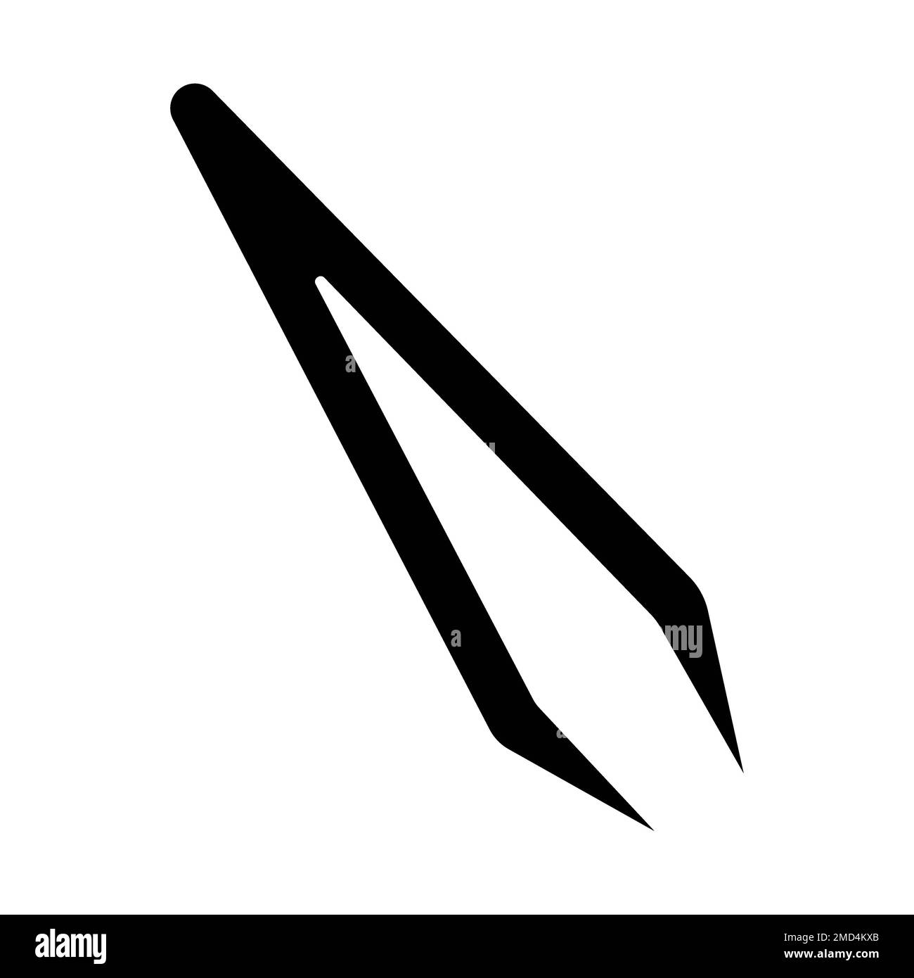 modello vettoriale logo icona pinzette Foto Stock