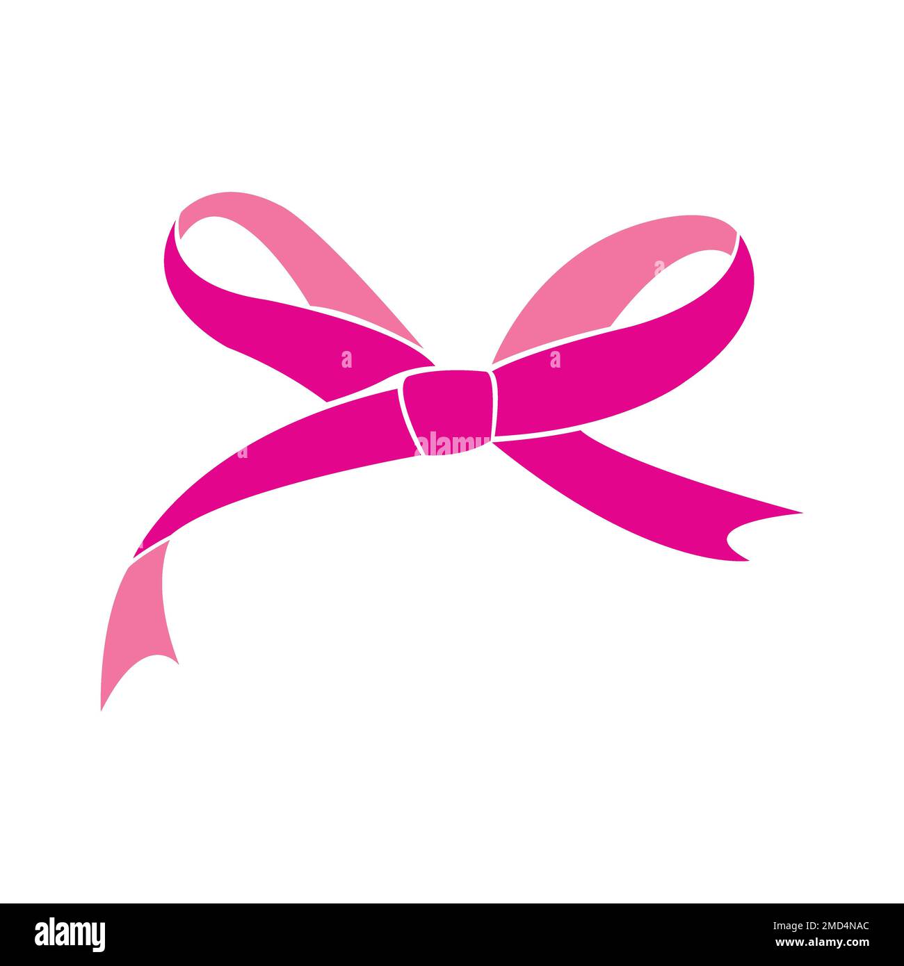 modello vettoriale logo icona nastro capelli Foto Stock