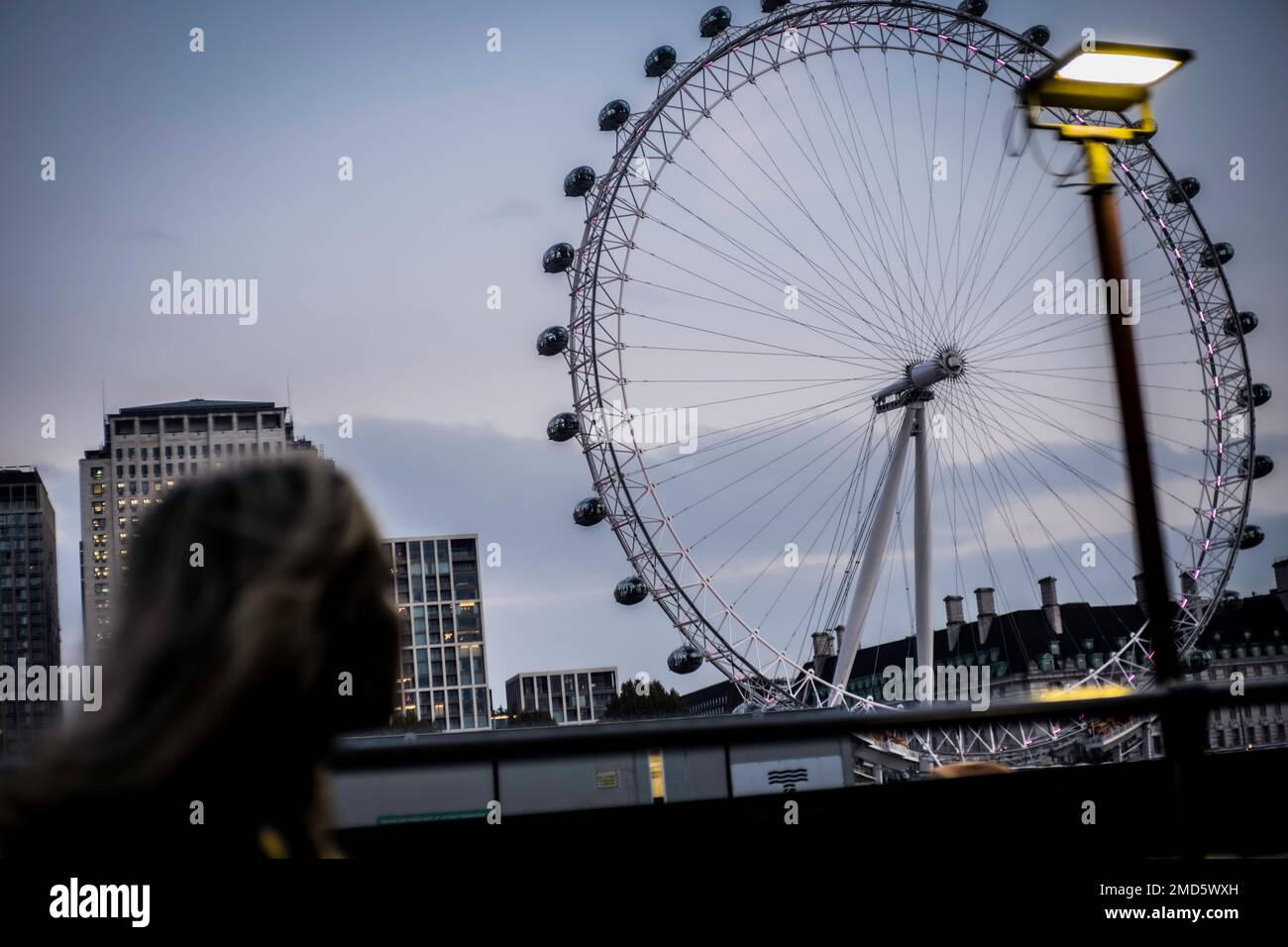 London Eye Foto Stock