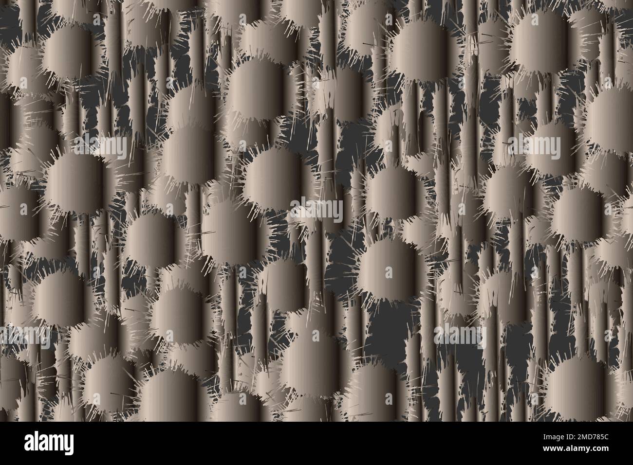 Schema vettoriale senza giunture con blot in bronzo sfumato astratto Illustrazione Vettoriale