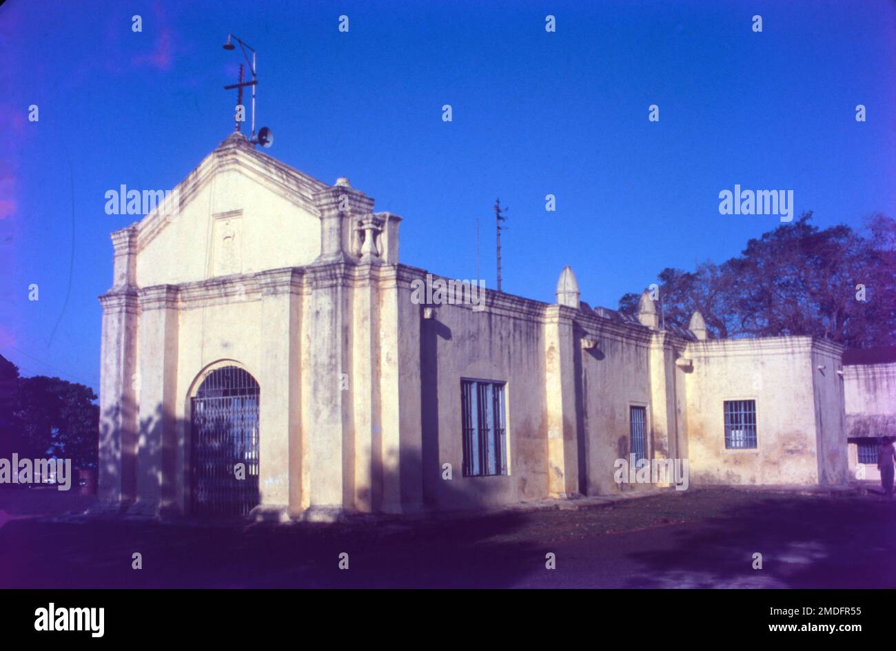 Parangimalai è una piccola collinetta a Chennai, Tamil Nadu, India, vicino al quartiere di Guindy e molto vicino all'aeroporto internazionale di Chennai. L'antica comunità cristiana siriana dell'India traccia l'origine della loro chiesa a San Tommaso Apostolo. Foto Stock