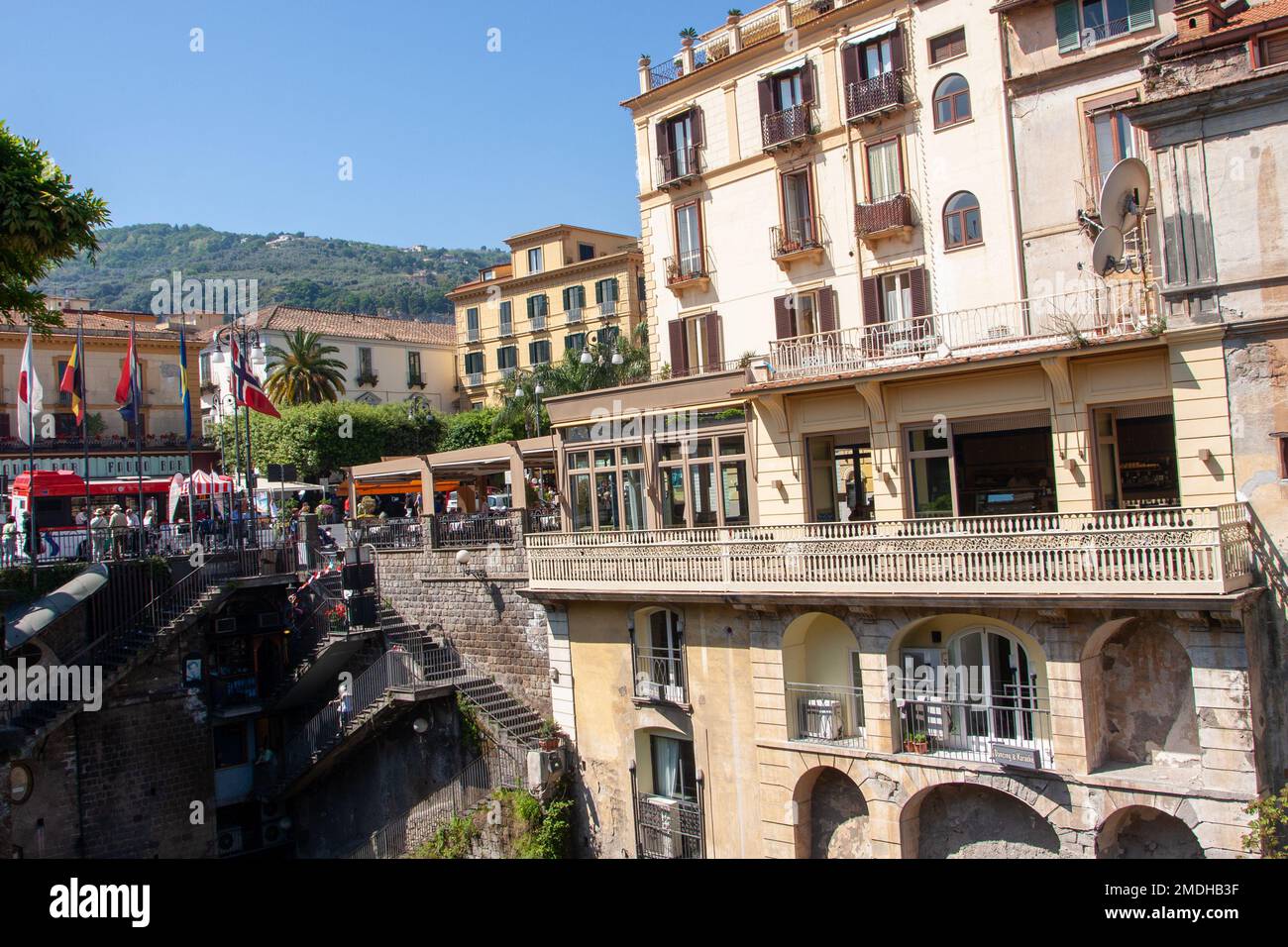 Centro di Sorrento, Sorrento, Italia Foto Stock