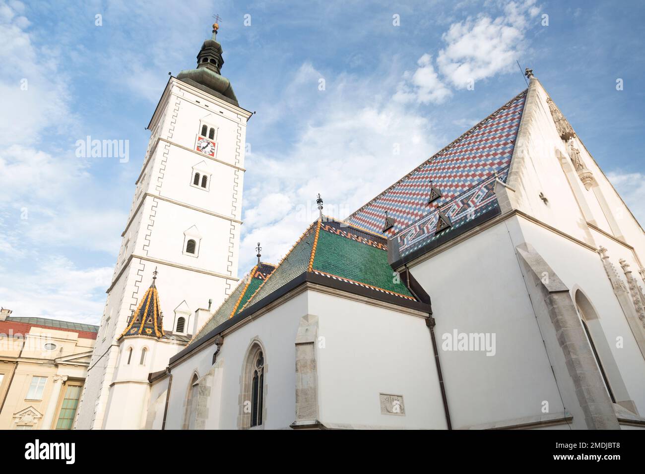 Croazia, Zagabria, la Chiesa di San Marco. Foto Stock