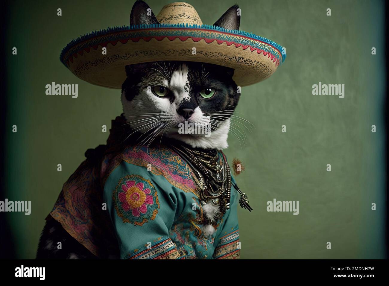 Messico gatto con i mostaches lunghi è il nuovo capo di sinaloa