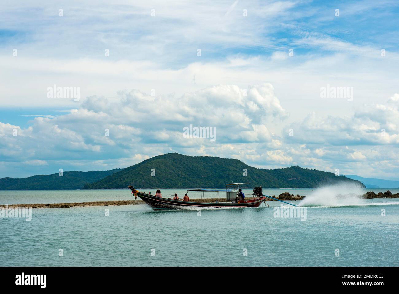 Molo di Thong Krut, costa meridionale, isola di Ko Samui, Thailandia, Asia Foto Stock