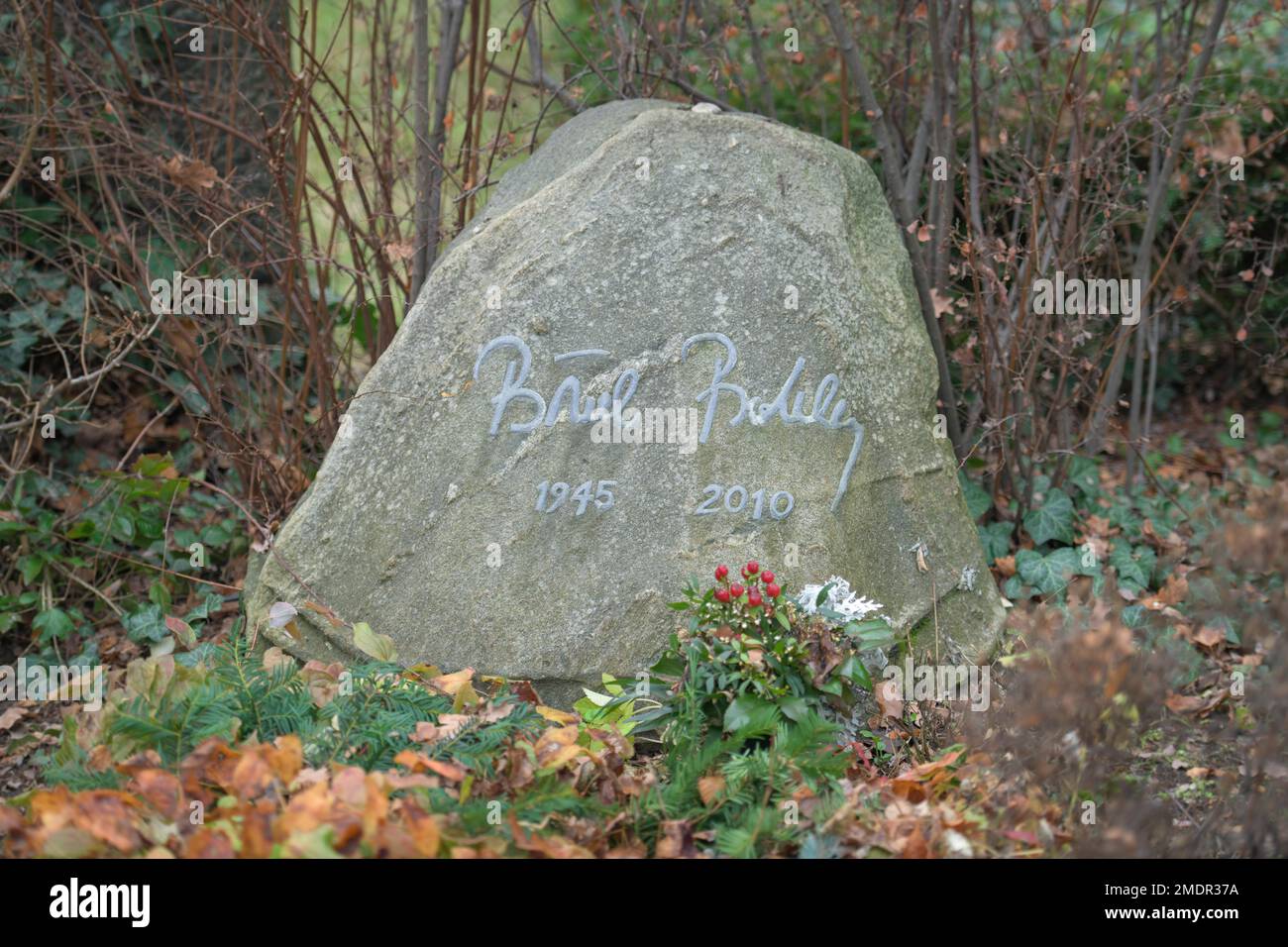 Grave Berbel Bohley, cimitero Dorotheenstaedtischer, Chausseestrasse, Mitte, Berlino, Germania Foto Stock