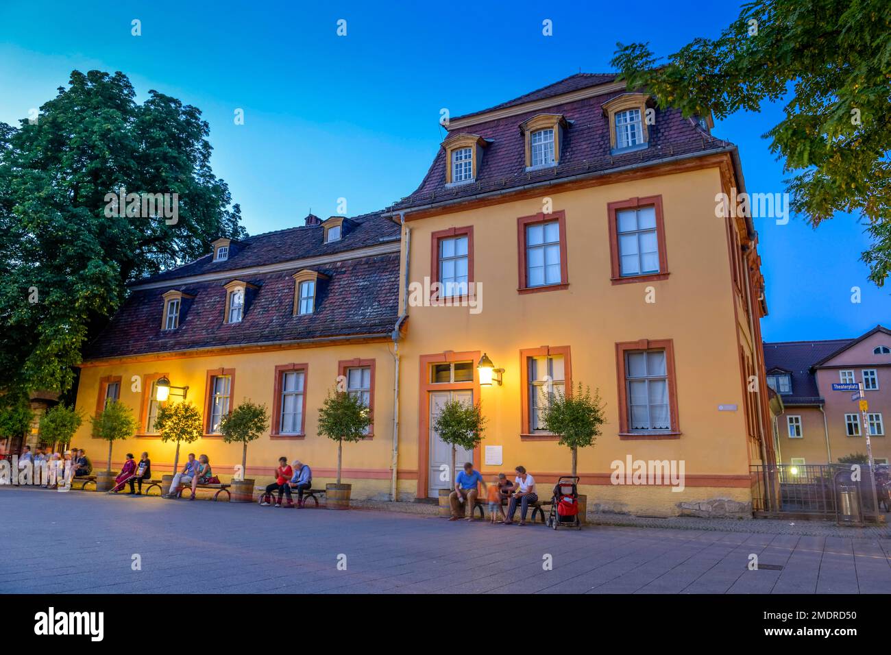 Wittumspalais, Am Palais, Weimar, Turingia, Germania Foto Stock