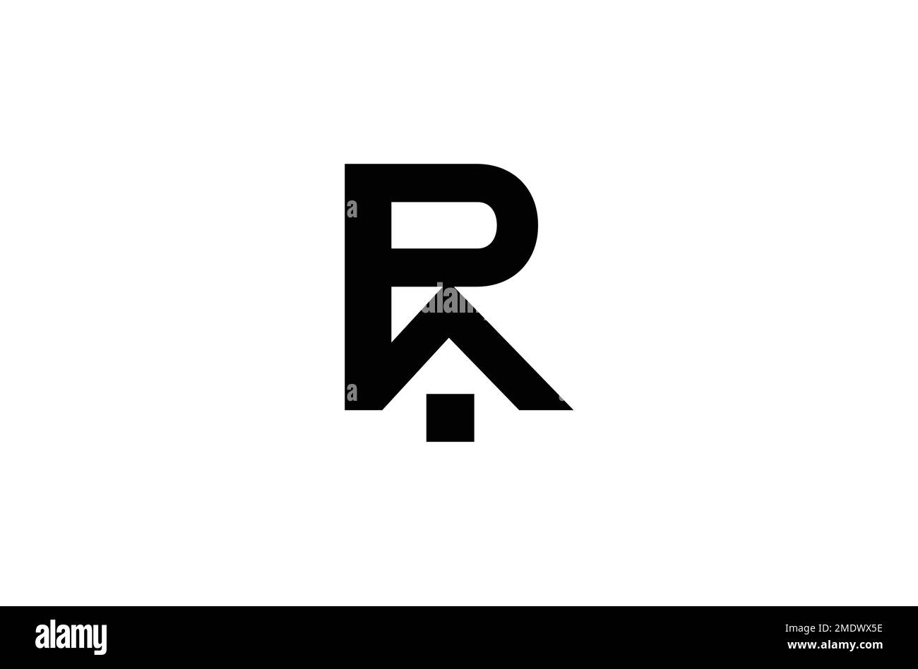 Real Estate lettera R logo vettore simbolo disegno Illustrazione Illustrazione Vettoriale