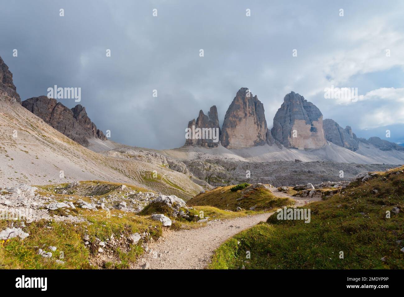Parco Nazionale delle tre Cime di Lavaredo, Alto Adige, Italia Foto Stock