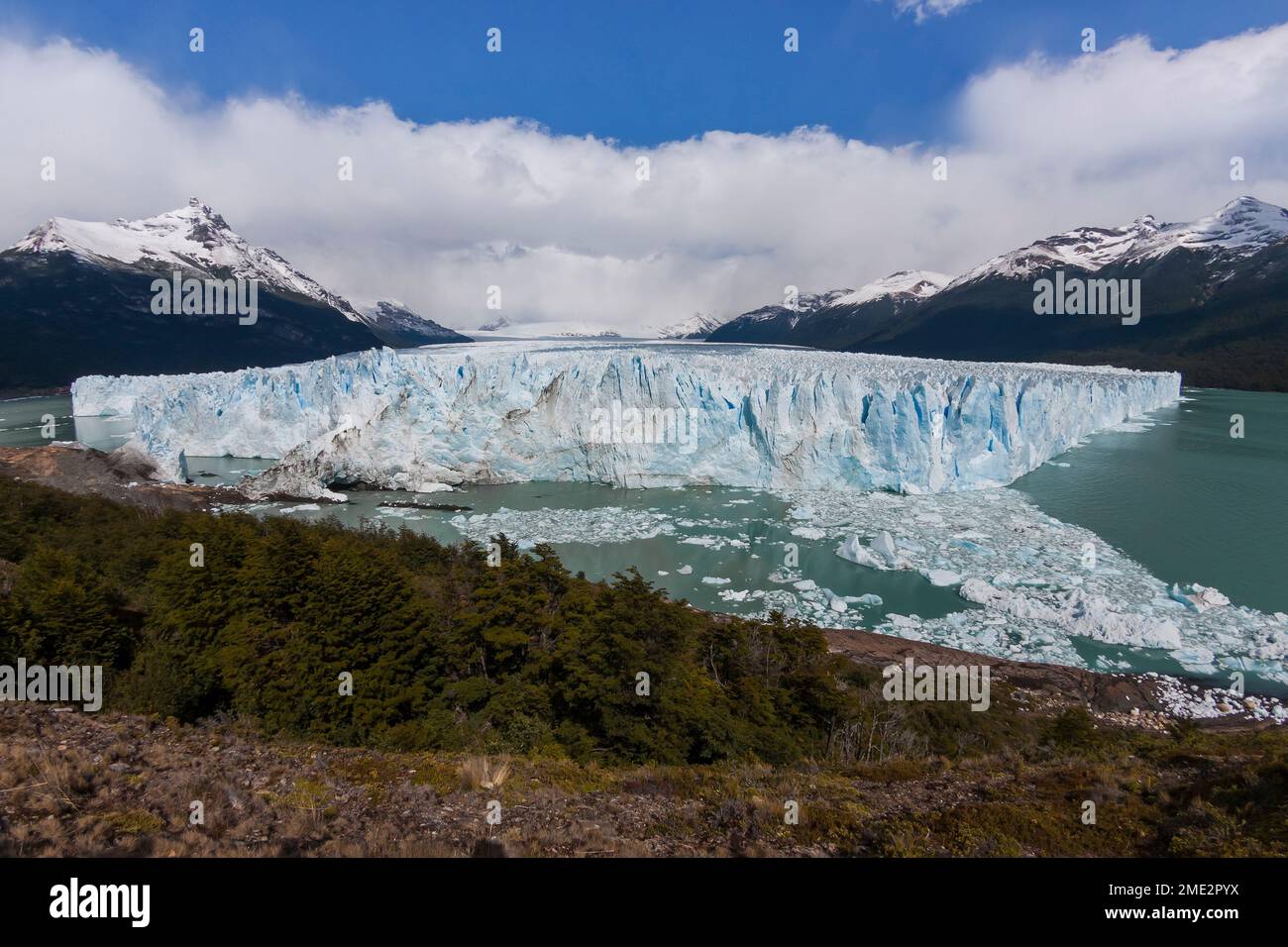 Ghiacciaio Perito Moreno, Parque Nacional , Los Glaciares, Santa Cruz, Patagonia Argentina Foto Stock