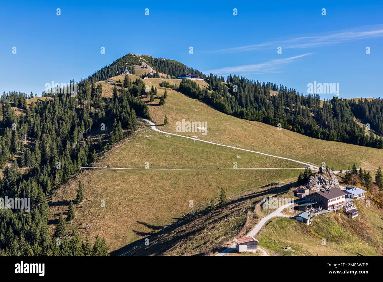 Germania, Baviera, vetta del monte Wallberg Foto Stock